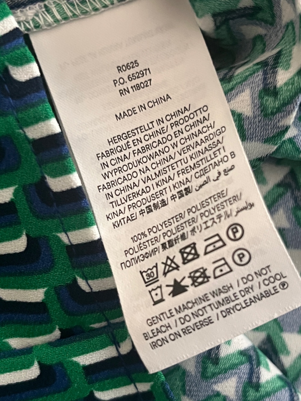 Boden Knife Pleat Midi Skirt in Blue, Green & Burgundy, new without tags - Picture 6 of 6
